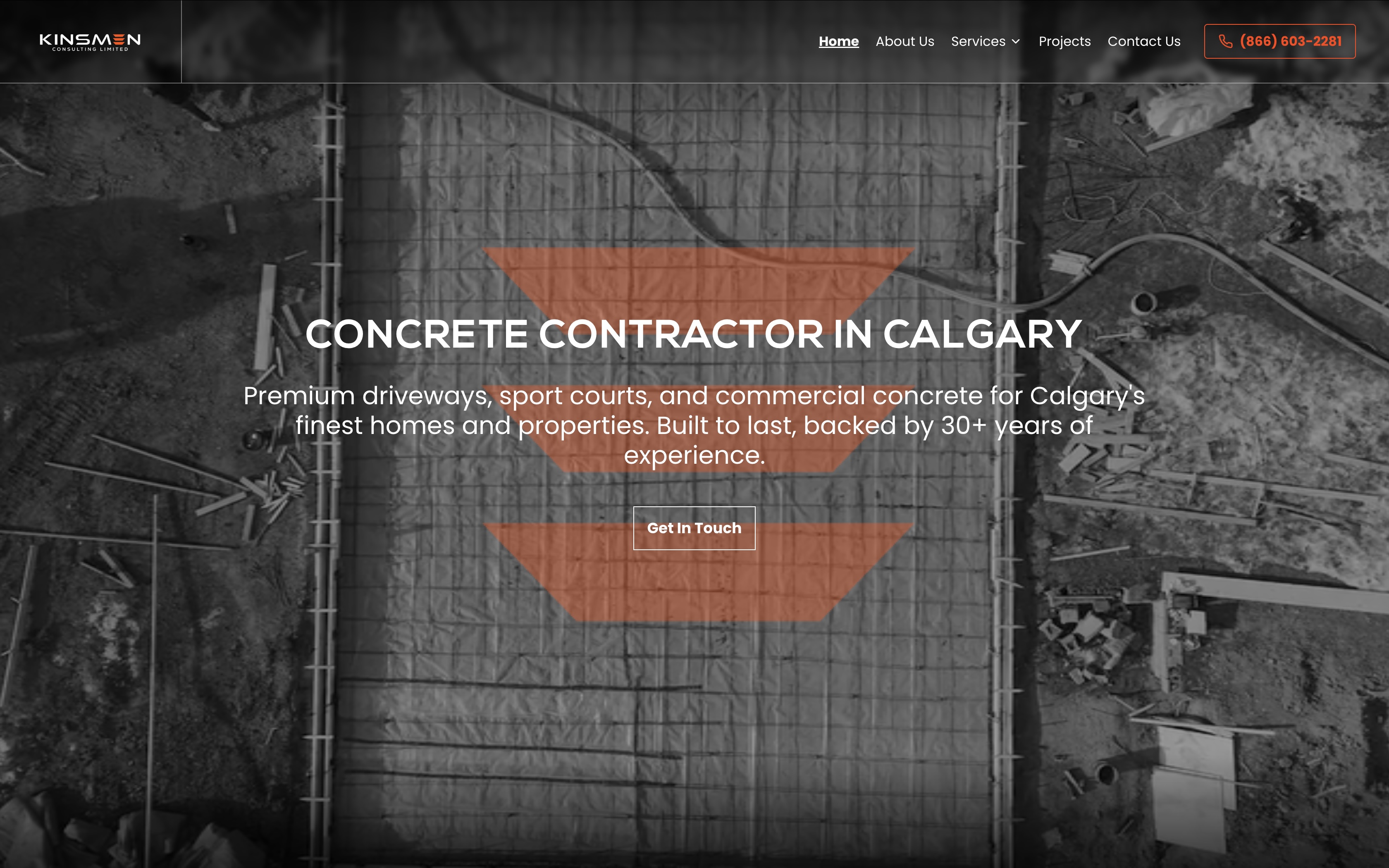 Kinsmen Consulting Ltd website
